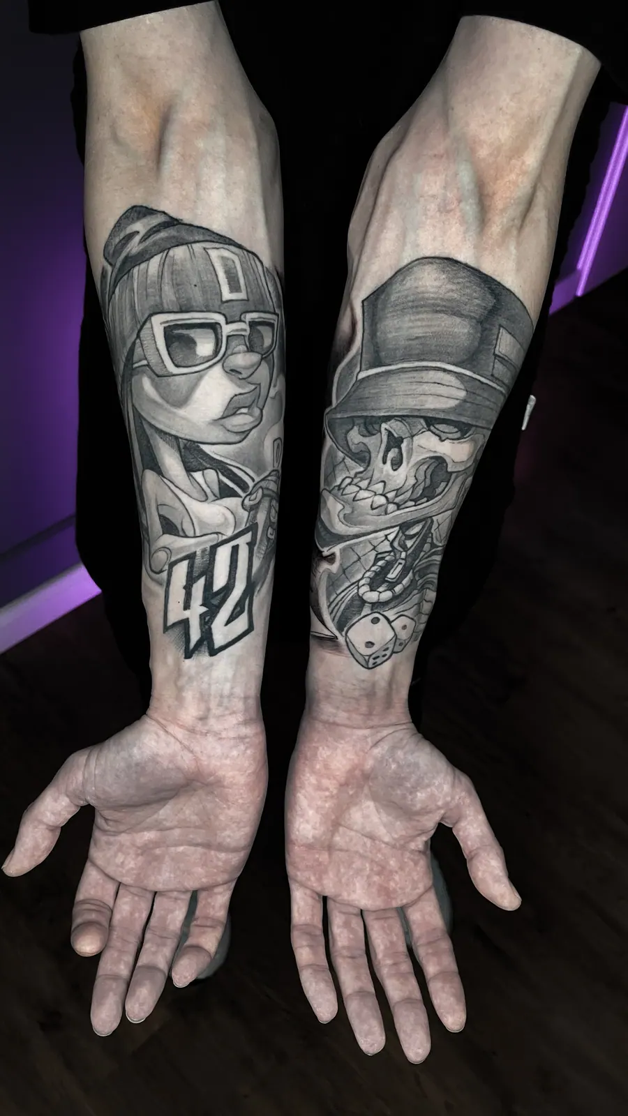 Tatuaje cicatrizado: Comic-Charaktere, tatuado por A-Dem