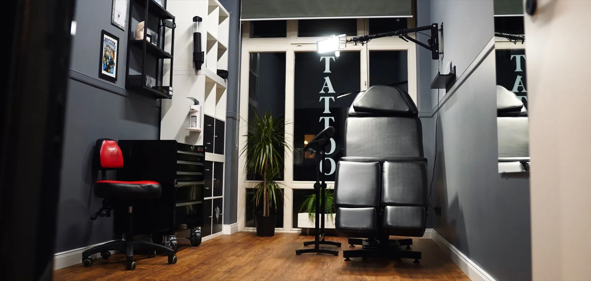 Privater Einzelraum zum Tätowieren bei Tattoo Highlights Hamburg